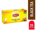 Lipton Yellow Label Black 25 Tea Bags - HKarim Buksh