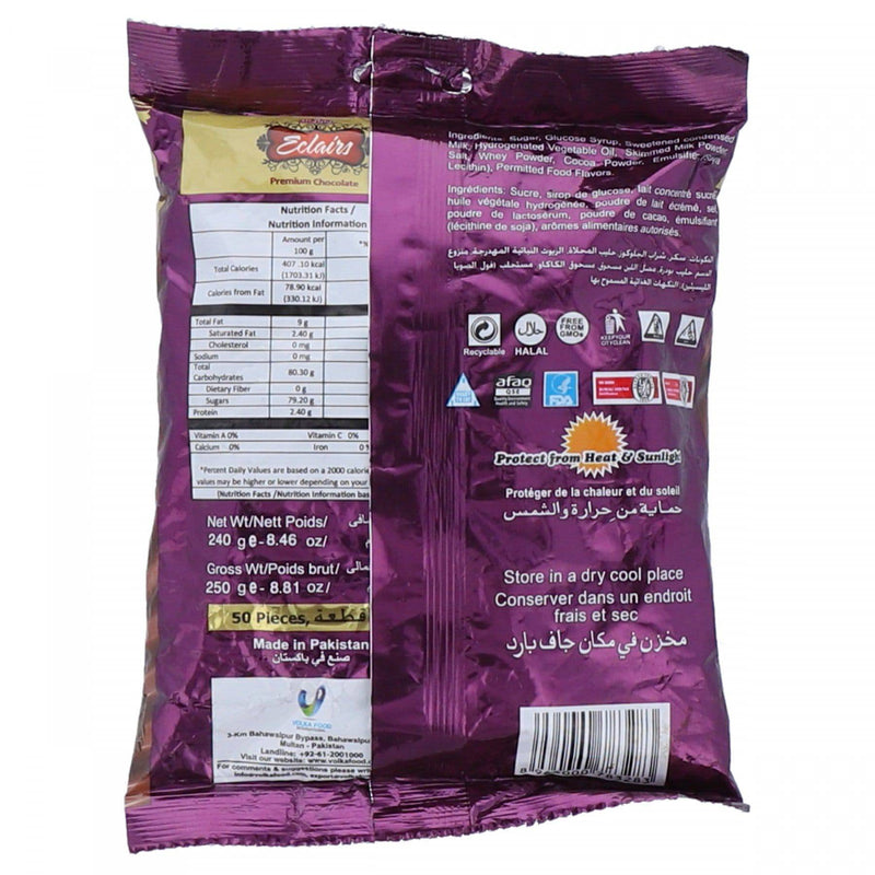 Giggly Eclairs Choc Toffee Pch 50Pc - HKarim Buksh