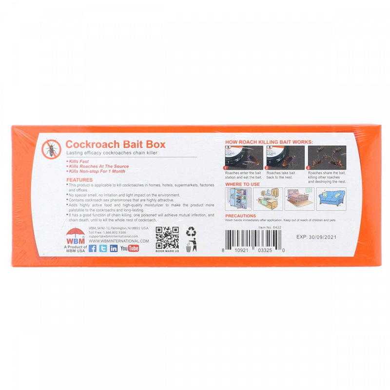 Home Cockroach Bait Box Lasting Efficacy Cockroaches Chain Killer - HKarim Buksh
