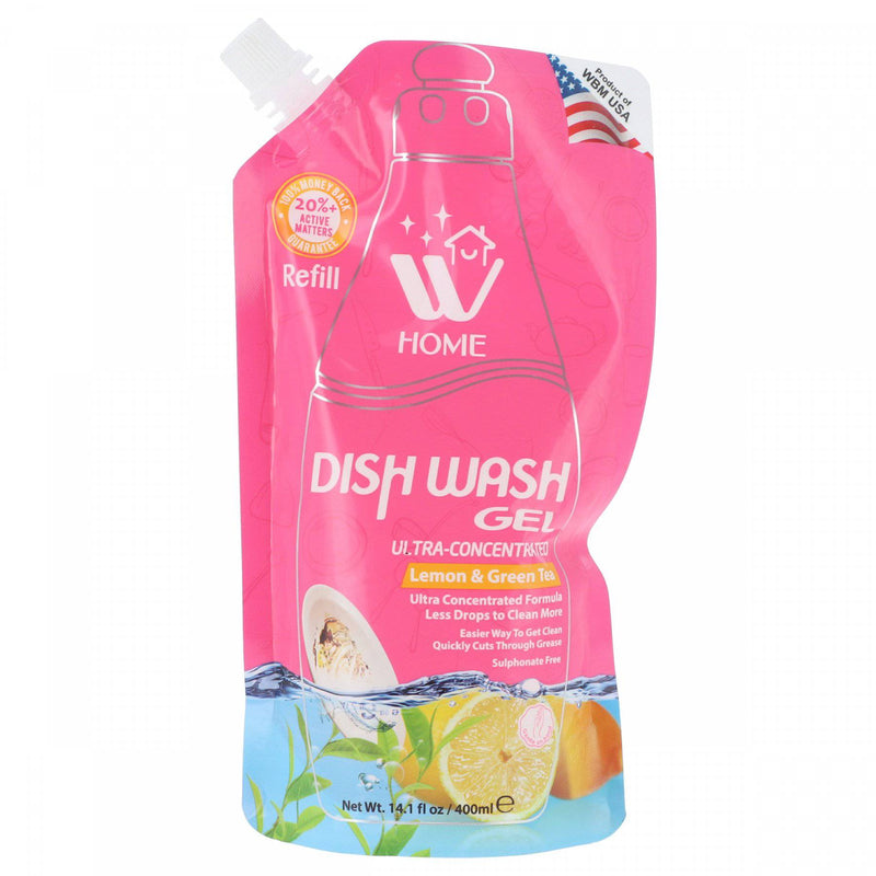 Home Dish Wash Gel Lemon & Green Tea 400ml - HKarim Buksh