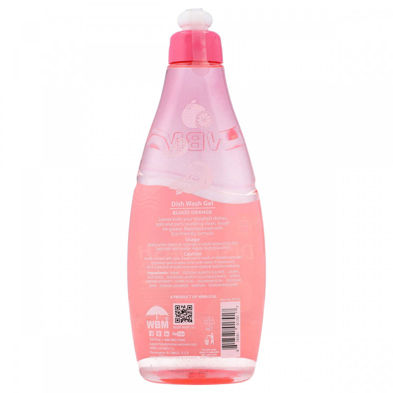 Home Dish Wash Sparkling Clean Blood Orange Gel 500ml - HKarim Buksh