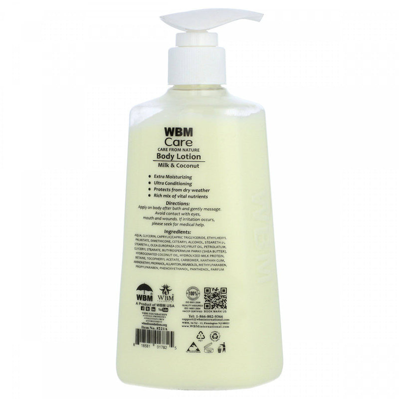 WBM Care Milk & Coconut Body Lotion 300g - HKarim Buksh