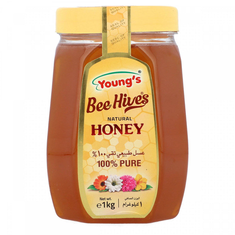 Youngs Bee Hives Natural Honey 1kg - HKarim Buksh