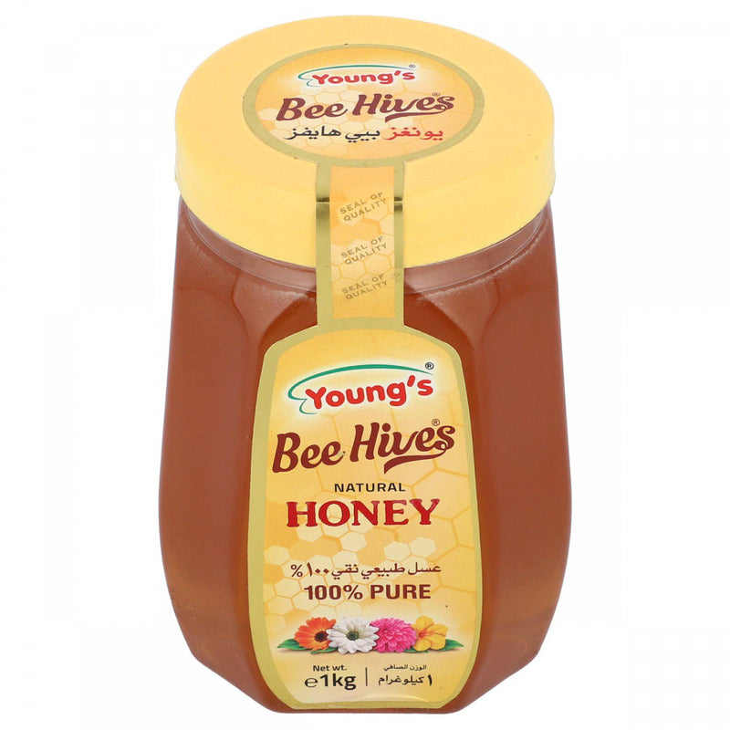 Youngs Bee Hives Natural Honey 1kg - HKarim Buksh
