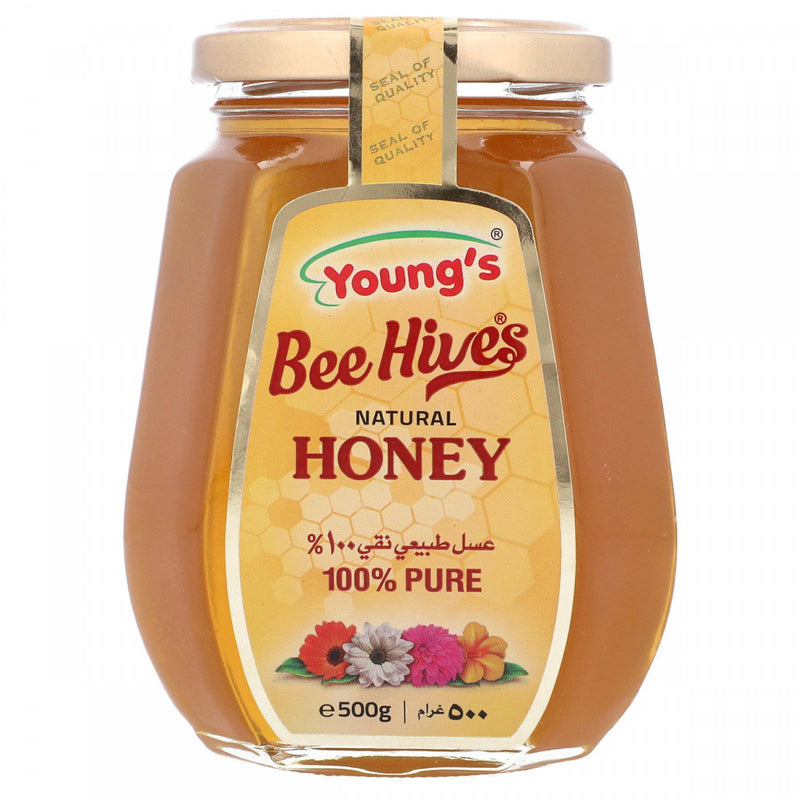 Youngs Bee Hives Natural Honey 500g - HKarim Buksh